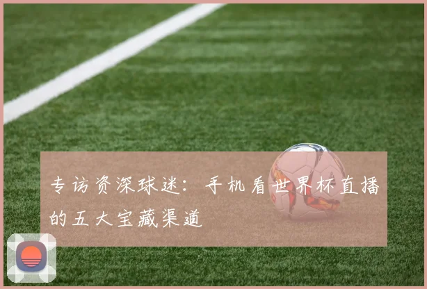 专访资深球迷：手机看世界杯直播的五大宝藏渠道